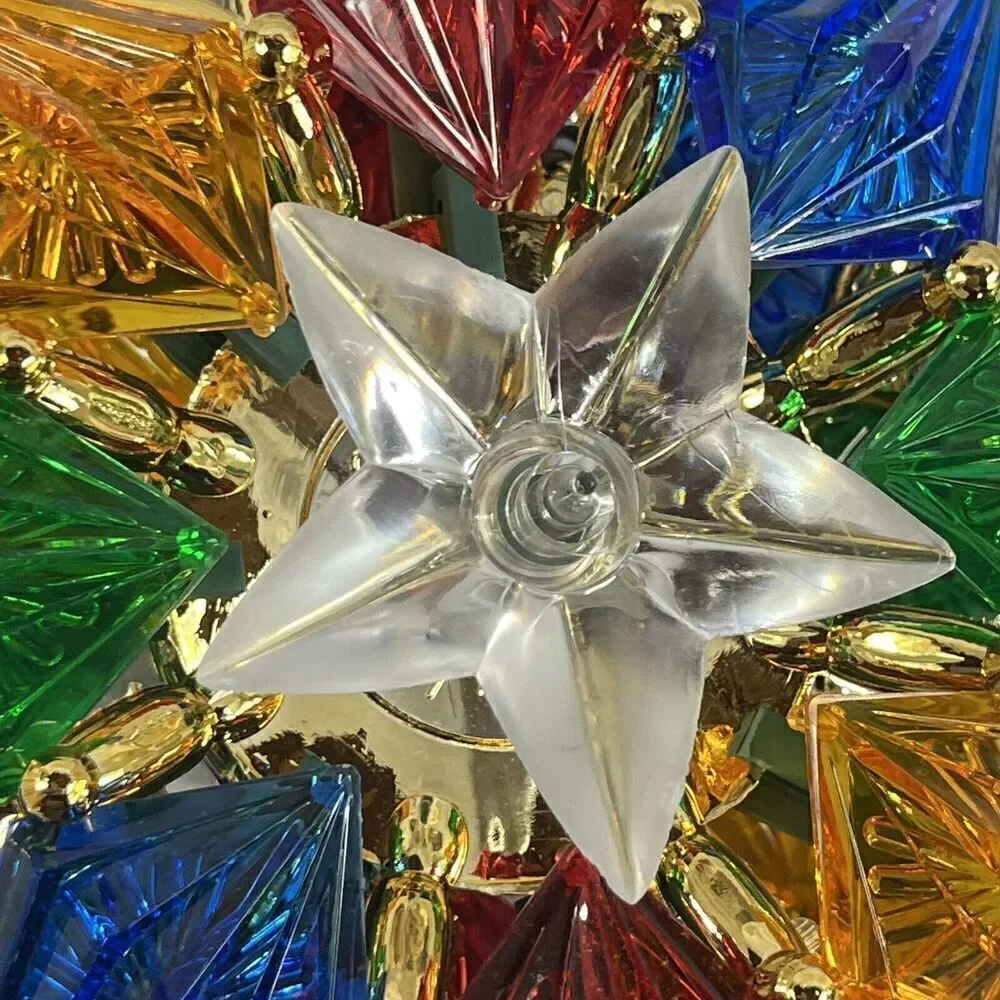 Vintage Christmas Tree Topper Star Bob Ho 1993 Not Working